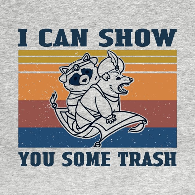 Raccoon I Can Show You Some Trash Vintage by Phylis Lynn Spencer